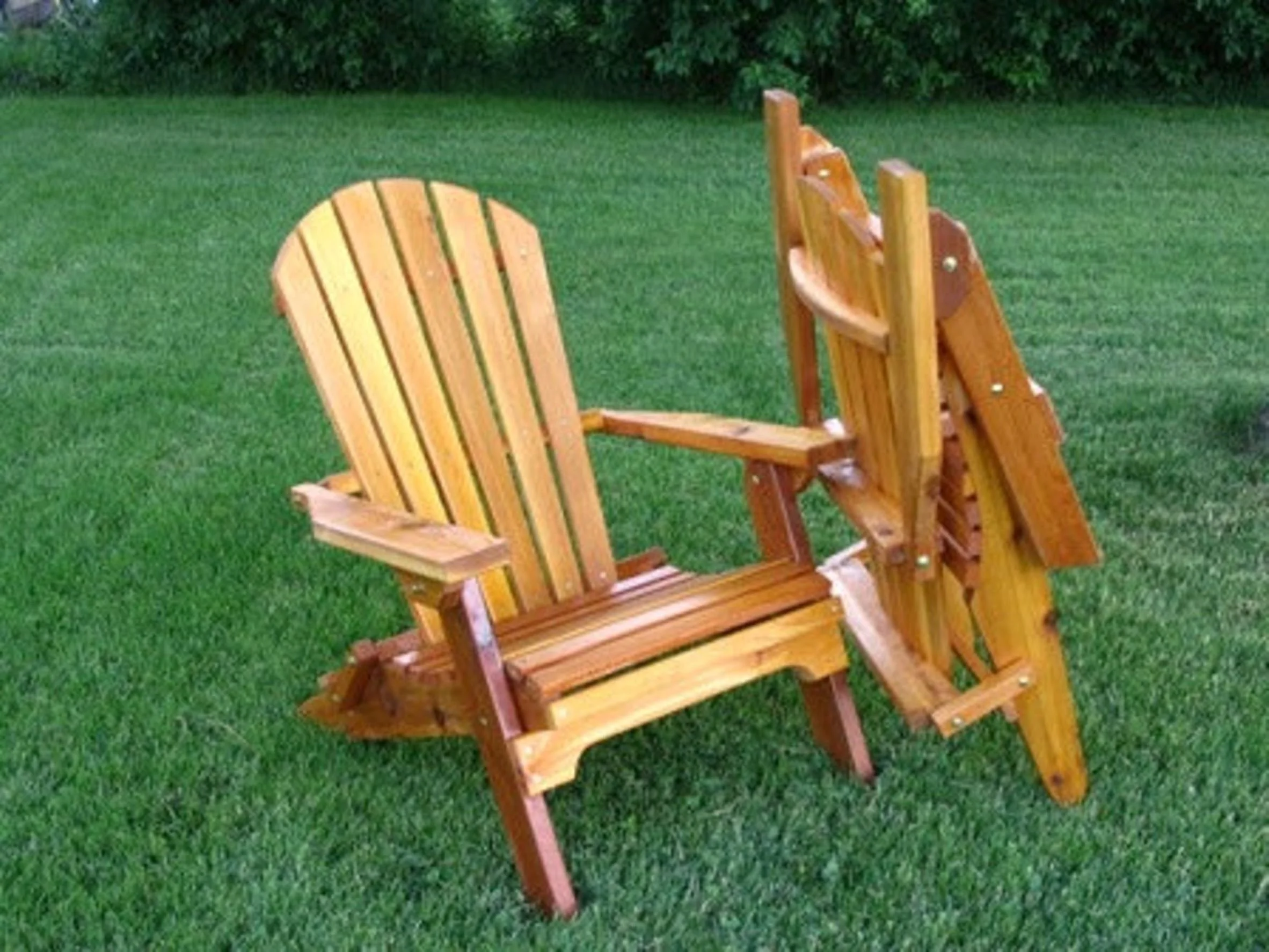 Cedar Folding Adirondack Amish Made Cottage Kitchen and Market